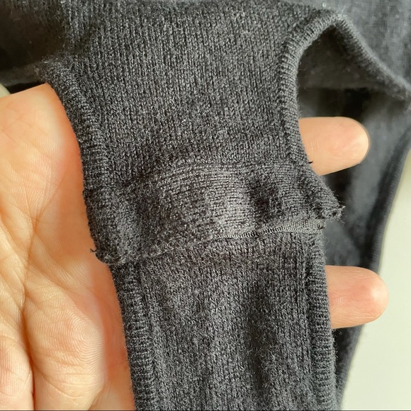 Sezane Tia Wool Blend Black Bodysuit Size Medium - Picture 8 of 10